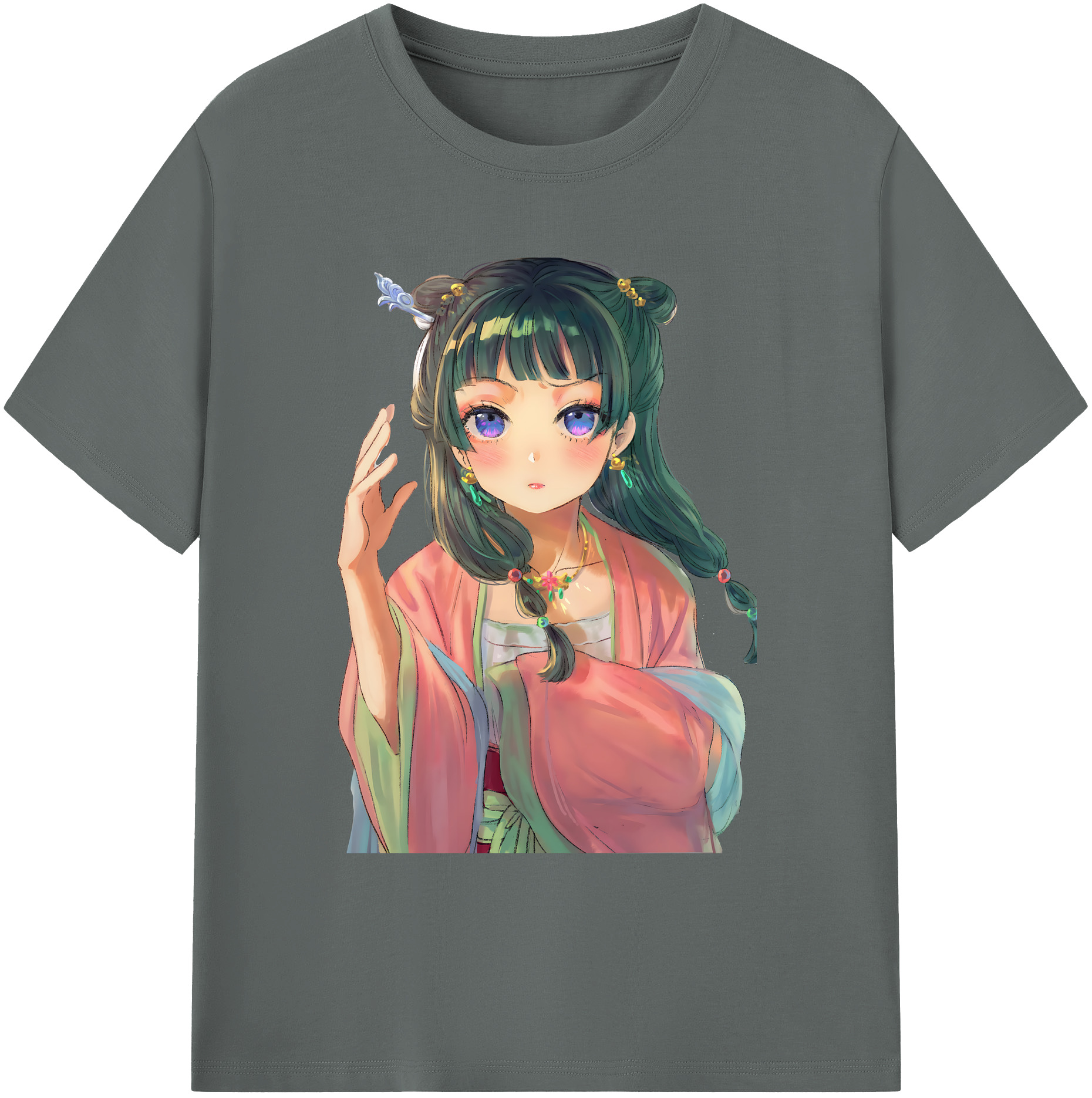 （画像用） 薬屋のひとりごと The Apothecary Diaries 綿100％ メンズ半袖Tシャツ｜肌触りやわらか＆通気性